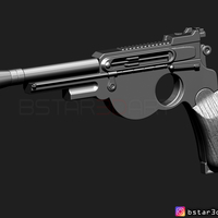 Mandalorian Blaster -  Pistol Gun - Mandalorian Star Wars  2019  - Thumbnail 2
