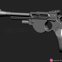 Mandalorian Blaster -  Pistol Gun - Mandalorian Star Wars  2019  - Thumbnail 3