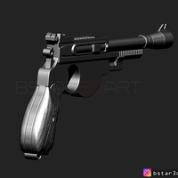 Mandalorian Blaster -  Pistol Gun - Mandalorian Star Wars  2019  - Thumbnail 6