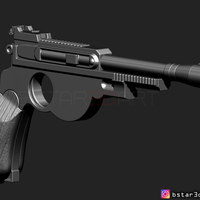 Mandalorian Blaster -  Pistol Gun - Mandalorian Star Wars  2019  - Thumbnail 7