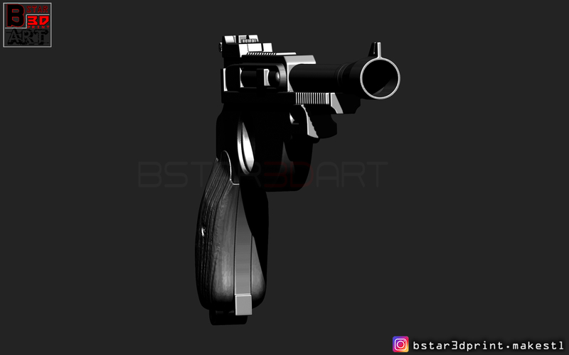 Mandalorian Blaster -  Pistol Gun - Mandalorian Star Wars  2019  3D Print 265807