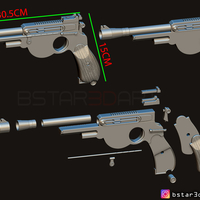 Mandalorian Blaster -  Pistol Gun - Mandalorian Star Wars  2019  - Thumbnail 14