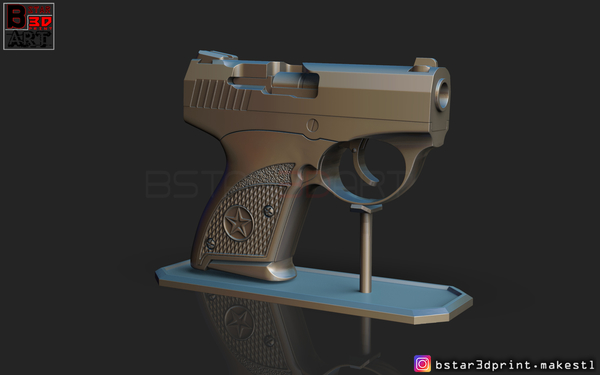Bond Bullpup 9 Gun 3D print model