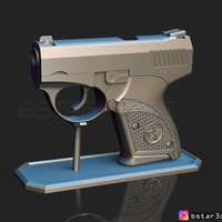Bond Bullpup 9 Gun 3D print model - Thumbnail 2