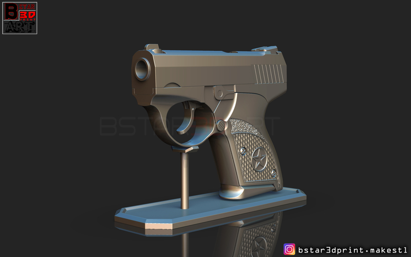 Bond Bullpup 9 Gun 3D print model 3D Print 265858