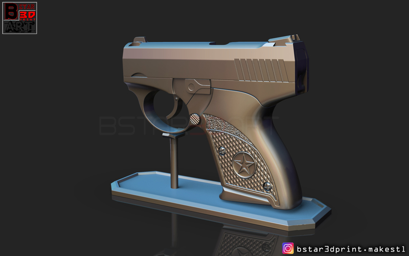 Bond Bullpup 9 Gun 3D print model 3D Print 265860