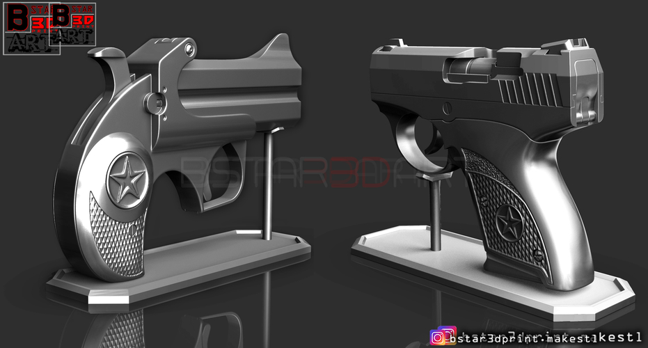 Bond Bullpup 9 Gun 3D print model 3D Print 265861