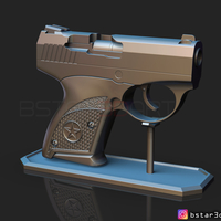 Bond Bullpup 9 Gun 3D print model - Thumbnail 7