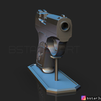 Bond Bullpup 9 Gun 3D print model - Thumbnail 8
