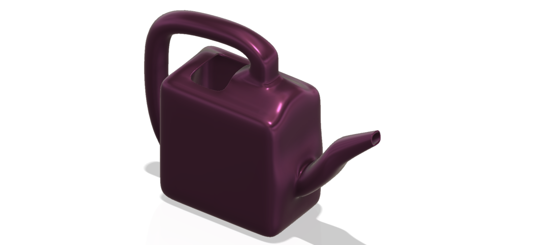 handle exclusive professional  watering can for flowers v11  3D Print 265899