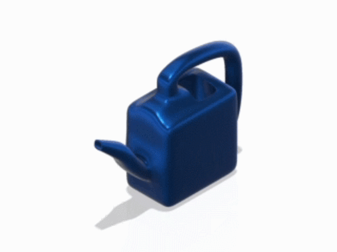 handle exclusive professional  watering can for flowers v11  3D Print 265911