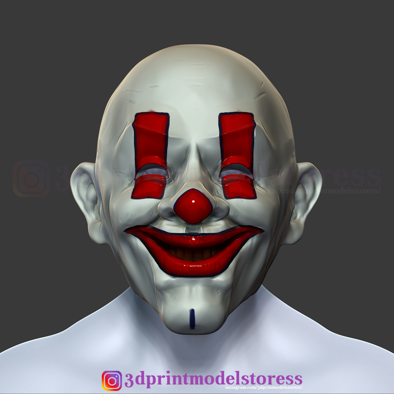 Henchmen Dark Knight Clown Joker Mask Costume Helmet 