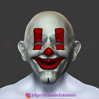 Small Henchmen Dark Knight Clown Joker Mask Costume Helmet  3D Printing 265912