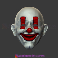 Henchmen Dark Knight Clown Joker Mask Costume Helmet  - Thumbnail 2