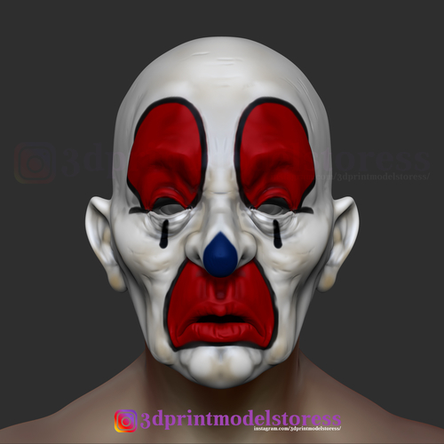Joker Henchmen Dark Knight Clown Mask Costume Helmet 3D Print 265921