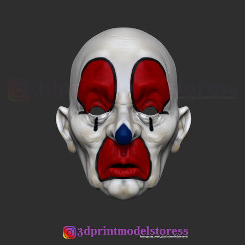 Joker Henchmen Dark Knight Clown Mask Costume Helmet 3D Print 265924