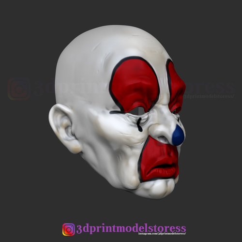 Joker Henchmen Dark Knight Clown Mask Costume Helmet 3D Print 265925