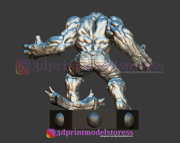 Super Hulk Marvel Comic Statue 3D Printable STL File 3D Print 265945