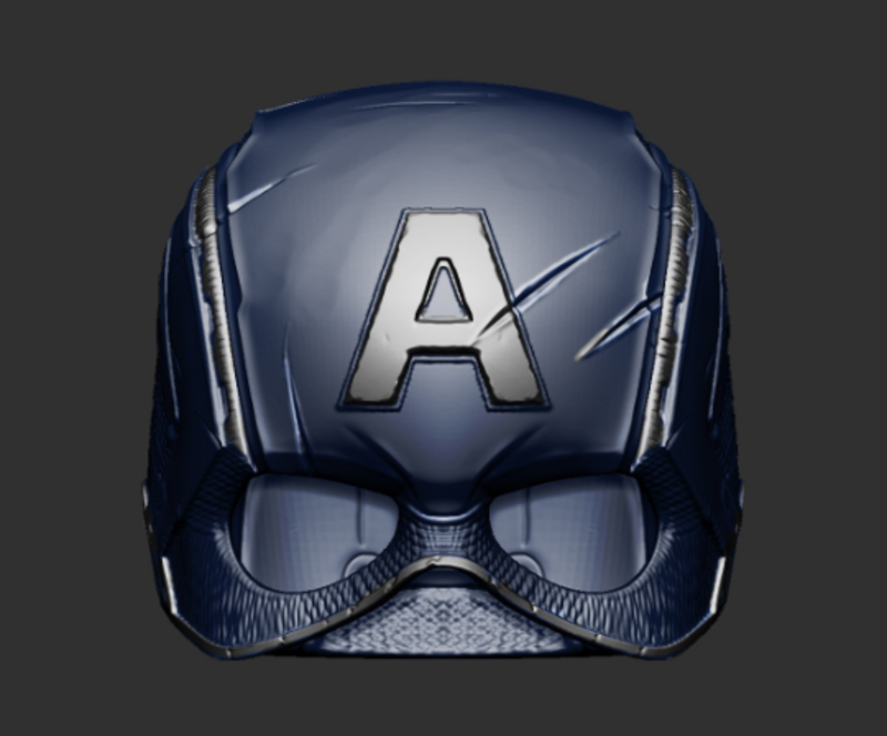 Captain America Helmet Avengers Endgame Cosplay
