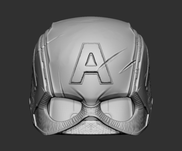 Captain America Helmet Avengers Endgame Cosplay 3D Print 265954