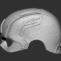 Captain America Helmet Avengers Endgame Cosplay - Thumbnail 4
