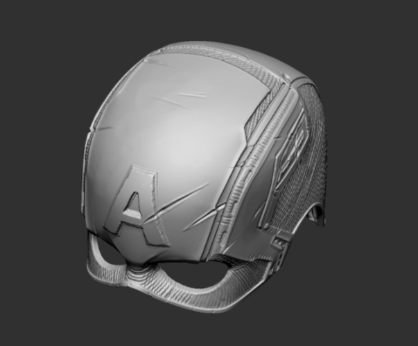 Captain America Helmet Avengers Endgame Cosplay 3D Print 265960