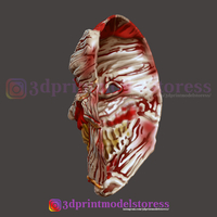Clown Joker Death Mask Cosplay Costume Helmet - Thumbnail 4
