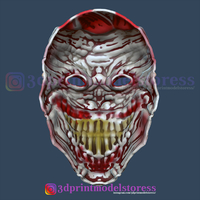Clown Joker Death Mask Cosplay Costume Helmet - Thumbnail 5
