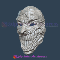 Clown Joker Death Mask Cosplay Costume Helmet - Thumbnail 7