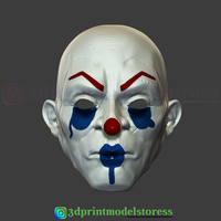 Joker Henchmen Dark Knight Clown Mask Costume Helmet  - Thumbnail 2