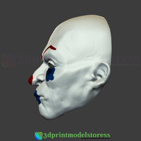 Joker Henchmen Dark Knight Clown Mask Costume Helmet  - Thumbnail 4