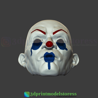Joker Henchmen Dark Knight Clown Mask Costume Helmet  - Thumbnail 5