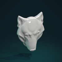 Wolf head relief - Thumbnail 3