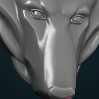 Wolf head relief - Thumbnail 11