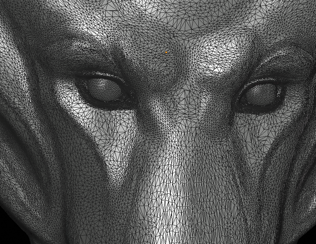 Wolf head relief 3D Print 266010