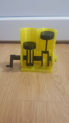 2 cylinder engine (model) 3D Print 266066