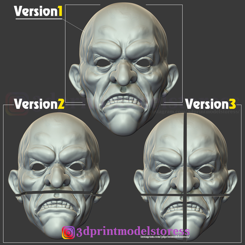 Henchmen Dark Knight Clown Joker Mask Costume Helmet  3D Print 266137