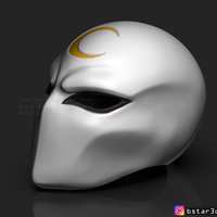 Moon Knight Mask - Marvel Comic helmet 3D print model - Thumbnail 2