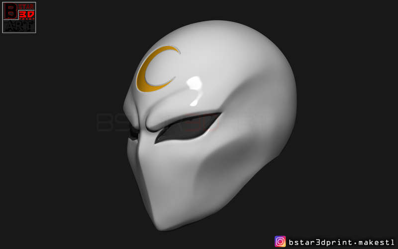 Moon Knight Mask - Marvel Comic helmet 3D print model 3D Print 266162