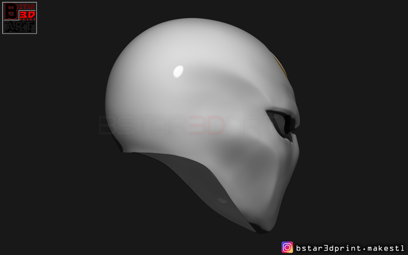 3D Printed Marvel Moon Knight Themed Riddell Speedflex Mini