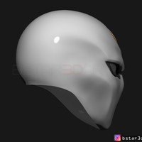 Moon Knight Mask - Marvel Comic helmet 3D print model - Thumbnail 7