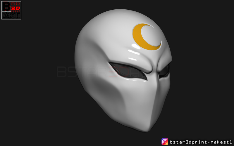 Moon Knight Mask - Marvel Comic helmet 3D print model 3D Print 266166