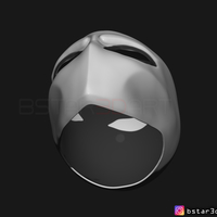 Moon Knight Mask - Marvel Comic helmet 3D print model - Thumbnail 9