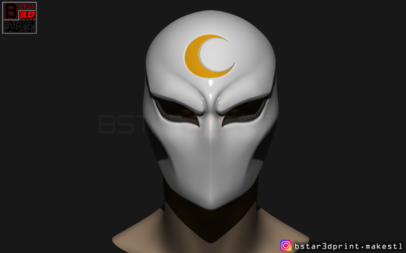 Moon Knight Mask - Marvel Comic helmet 3D print model 3D Print 266169