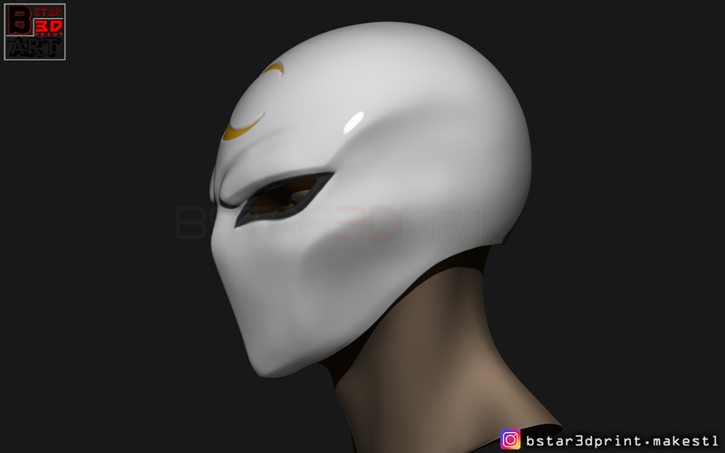 Moon Knight Mask - Marvel Comic helmet 3D print model 3D Print 266170