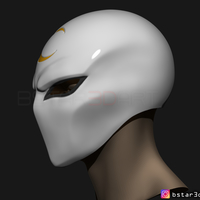 Moon Knight Mask - Marvel Comic helmet 3D print model - Thumbnail 12