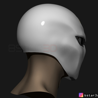 Moon Knight Mask - Marvel Comic helmet 3D print model - Thumbnail 13