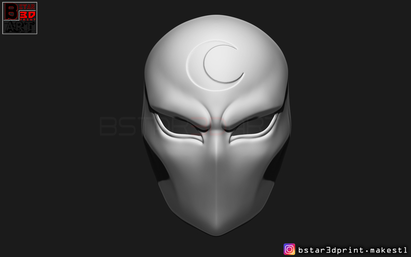 Moon Knight Mask - Marvel Comic helmet 3D print model 3D Print 266172