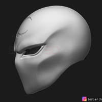 Moon Knight Mask - Marvel Comic helmet 3D print model - Thumbnail 15
