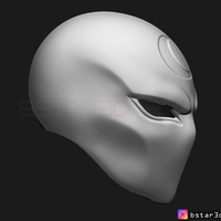 Moon Knight Mask - Marvel Comic helmet 3D print model - Thumbnail 16